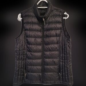 Women's Black Quilted Vest
